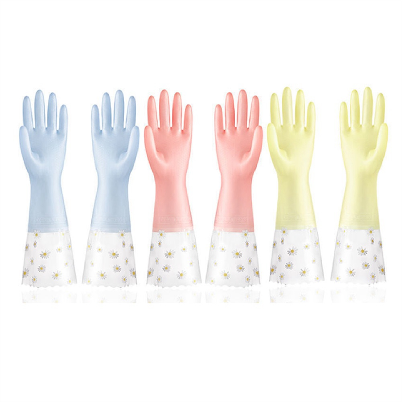 Dishwashing Cleaning Gloves 3  - مراجعة Rubber Glove Cleaning وسعره
