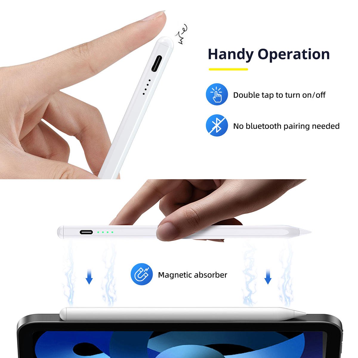 Rechargeable Stylus Pen for An - مراجعة Touchscreen Glove Capacitive وسعره