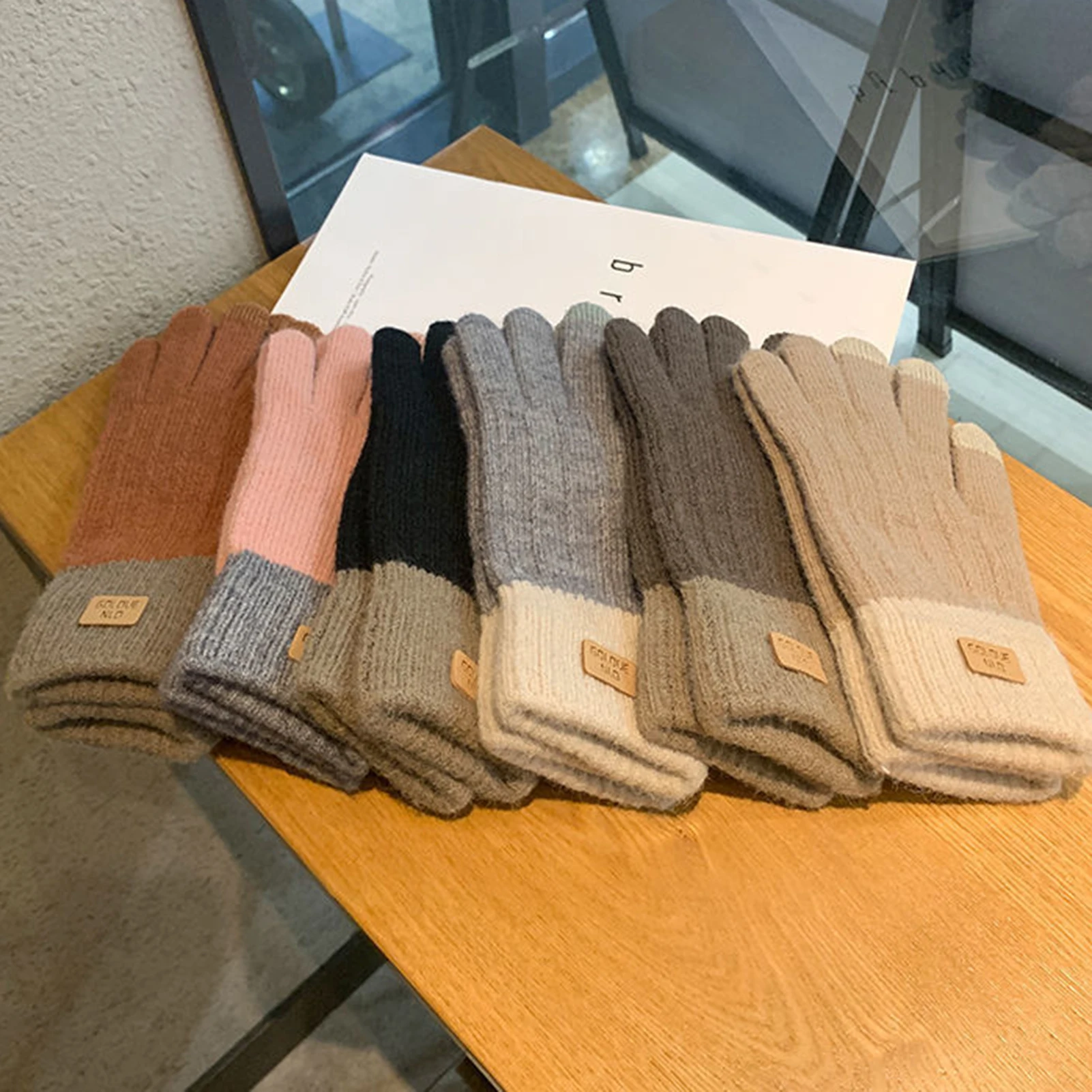 Women's Cable Knit Gloves Warm - مراجعة Wool Glove Lined وسعره