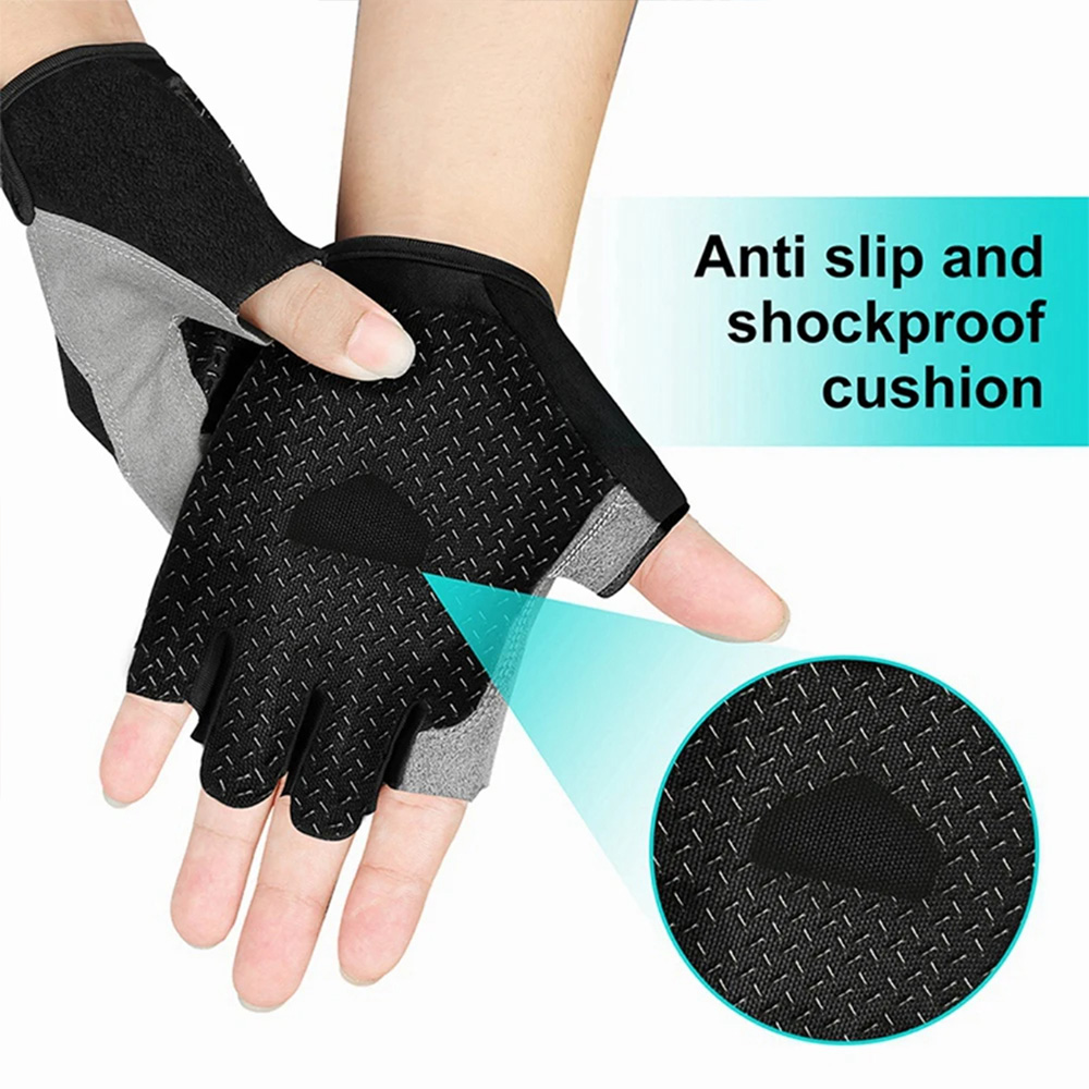 Non-Slip Half-Finger Training  - مراجعة Workout Glove Gym وسعره