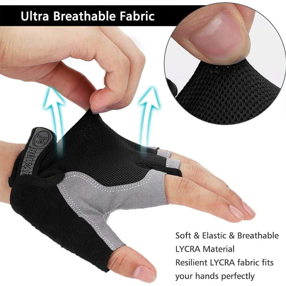 Non-Slip Half-Finger Training  - مراجعة Workout Glove Gym وسعره