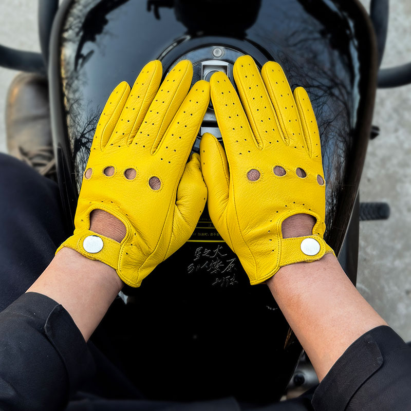 Genuine Leather Gloves for Men - مراجعة Leather Driving Glove وسعره