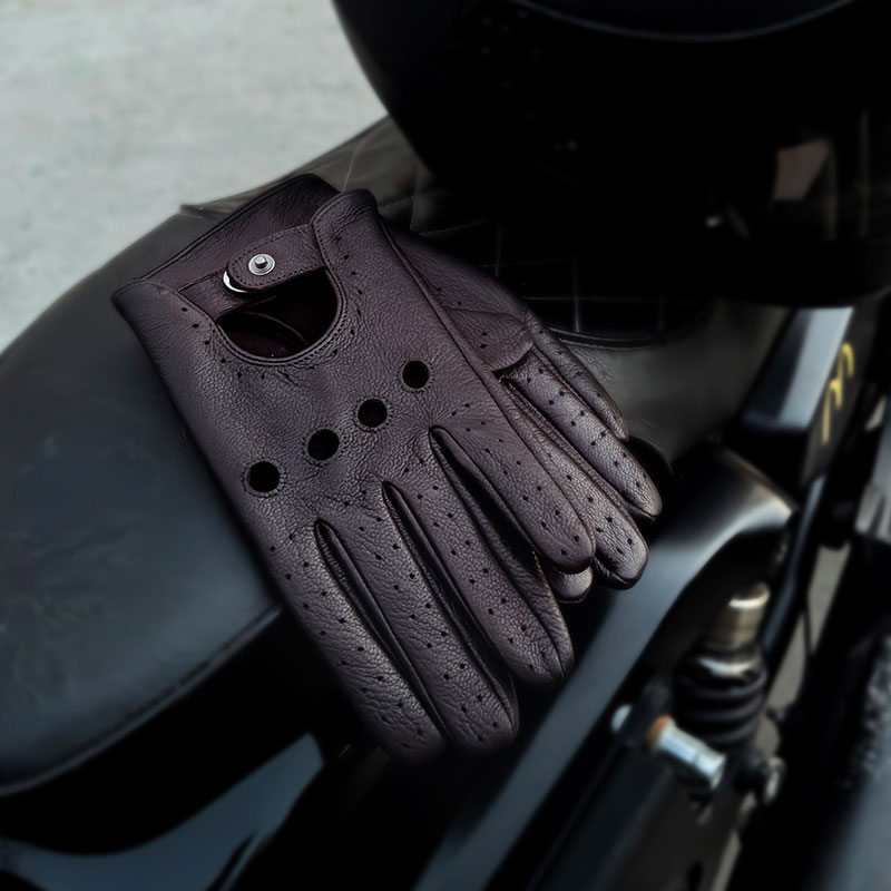 Genuine Leather Gloves for Men - مراجعة Leather Driving Glove وسعره