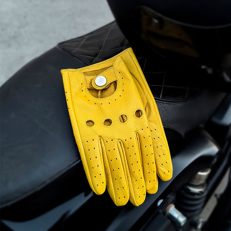 Genuine Leather Gloves for Men - مراجعة Leather Driving Glove وسعره