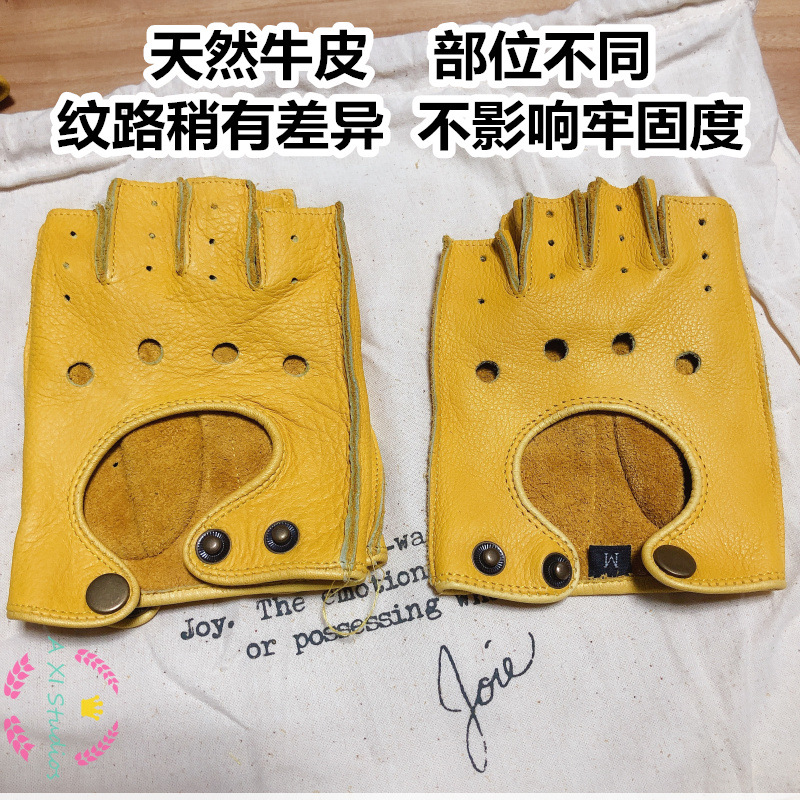 Motorcycle Retro Locomotive Ri - مراجعة Leather Driving Glove وسعره