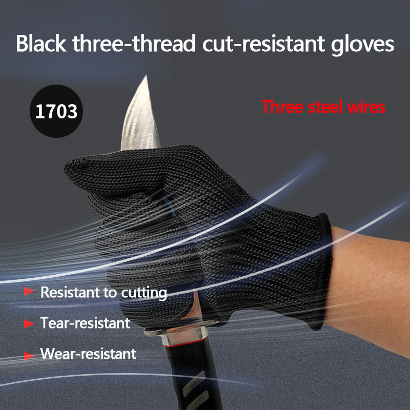 Anti-cut gloves, Grade 5, thre - مراجعة Cut Resistant Glove وسعره
