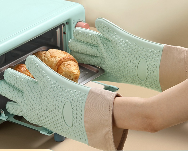 Non-slip Silicone Oven Mitts w - مراجعة Oven Mitt Silicone وسعره