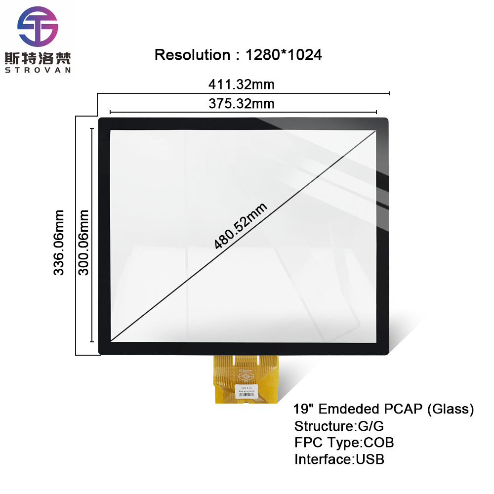 19 Inch PCAP  Screen Industria - مراجعة Touchscreen Glove Capacitive وسعره