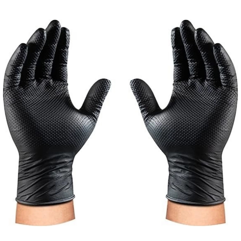 8Mil Heavy Duty Black Nitrile  - مراجعة Nitrile Mechanic Glove وسعره