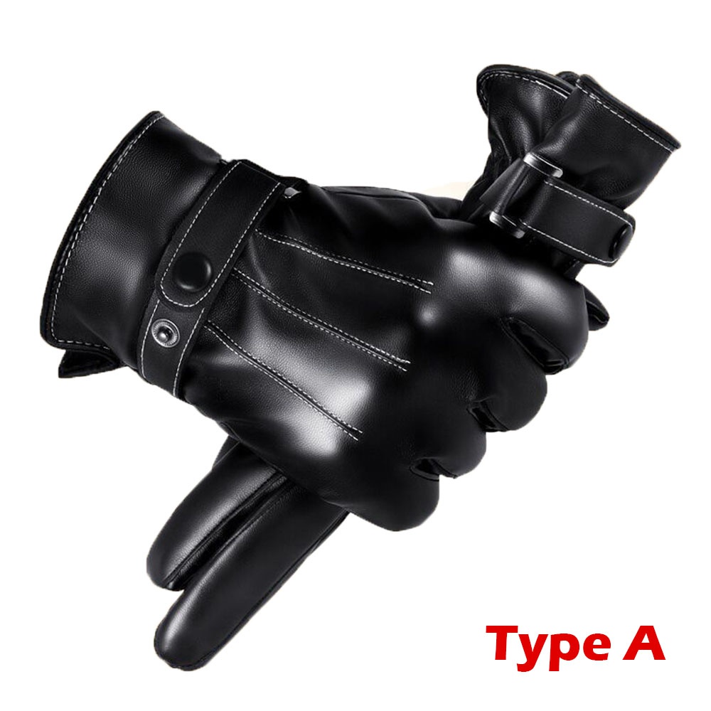 1Pair Winter Gloves Warm Drivi - مراجعة Leather Driving Glove وسعره