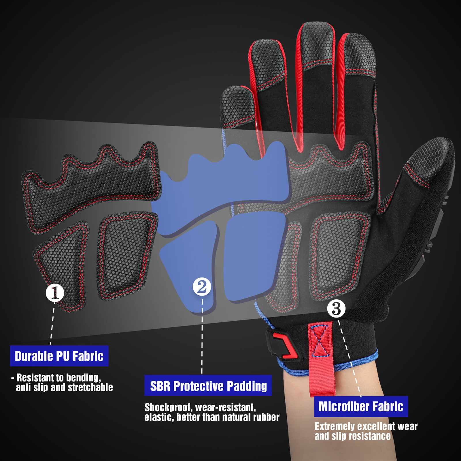WORKPRO Heavy-duty Work Gloves - مراجعة Work Glove Impact وسعره