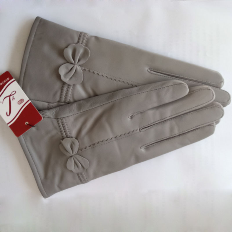 Women Genuine Leather Winter W - مراجعة Wool Glove Lined وسعره