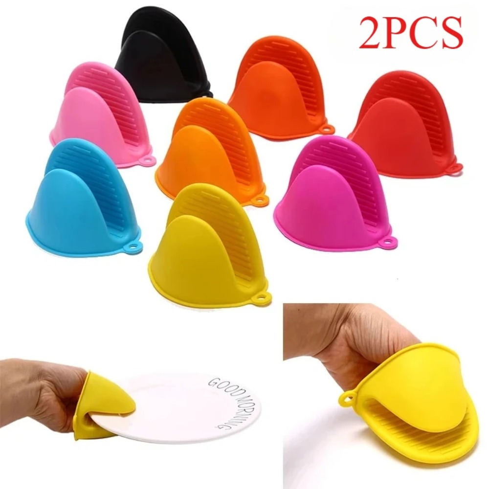 4/2PCS Extra Thick Silicone Ov - مراجعة Oven Mitt Silicone وسعره