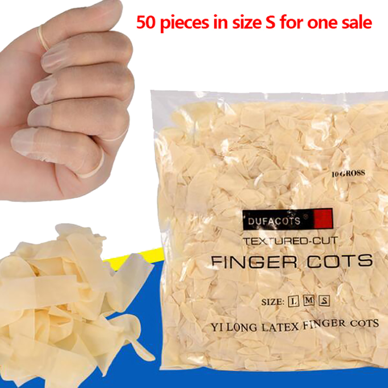 New 50pcs/pack Disposable Late - مراجعة Latex Disposable Glove وسعره
