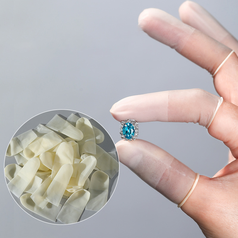 New 50pcs/pack Disposable Late - مراجعة Latex Disposable Glove وسعره