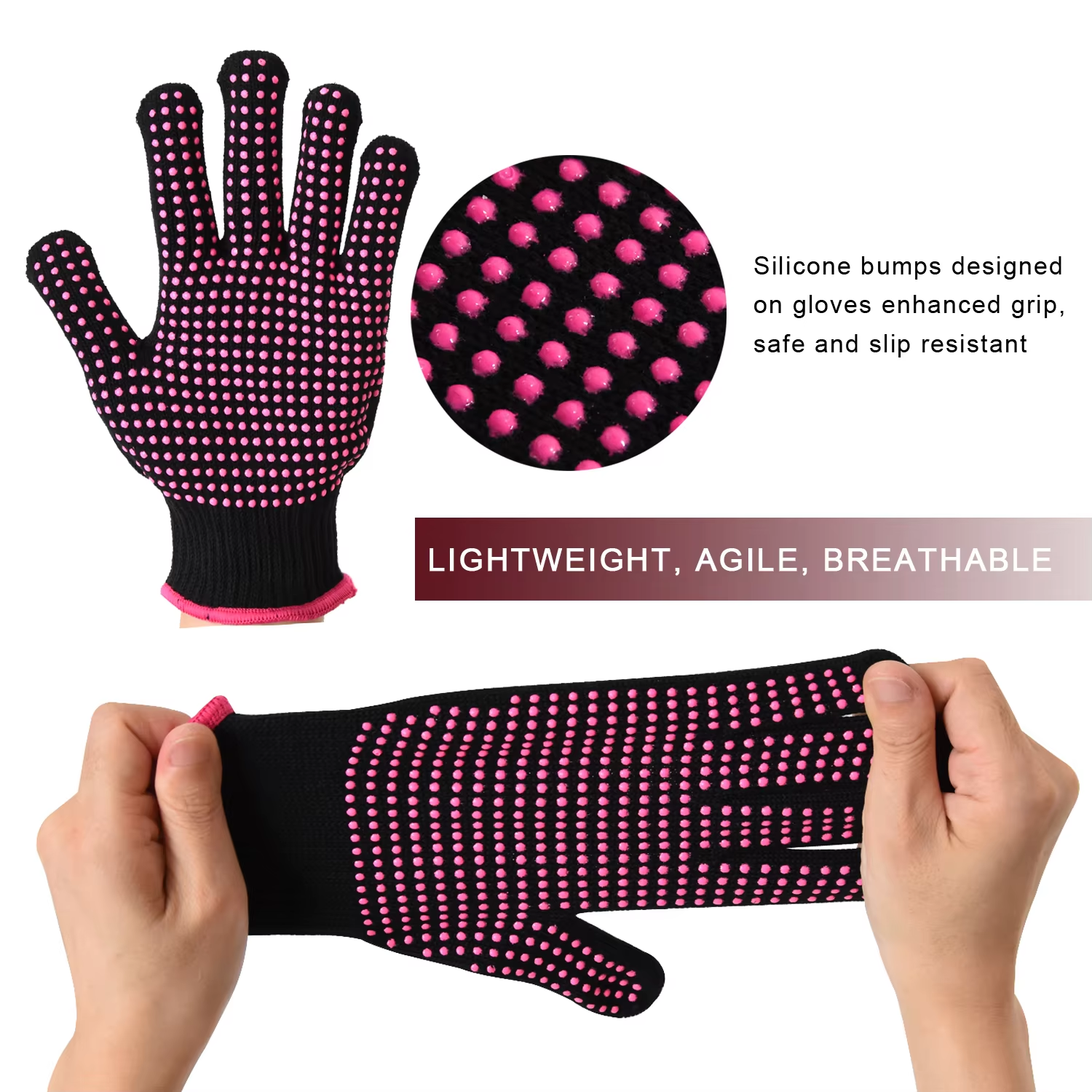 2 Pcs Heat Resistant Gloves wi - مراجعة Heat Resistant Glove وسعره