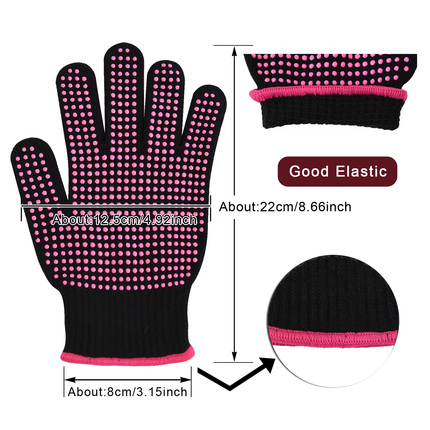 2 Pcs Heat Resistant Gloves wi - مراجعة Heat Resistant Glove وسعره