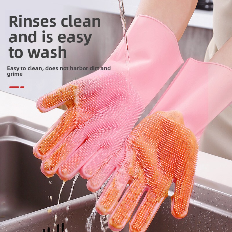 Silicone dishwashing gloves, m - مراجعة Dish Glove Rubber وسعره