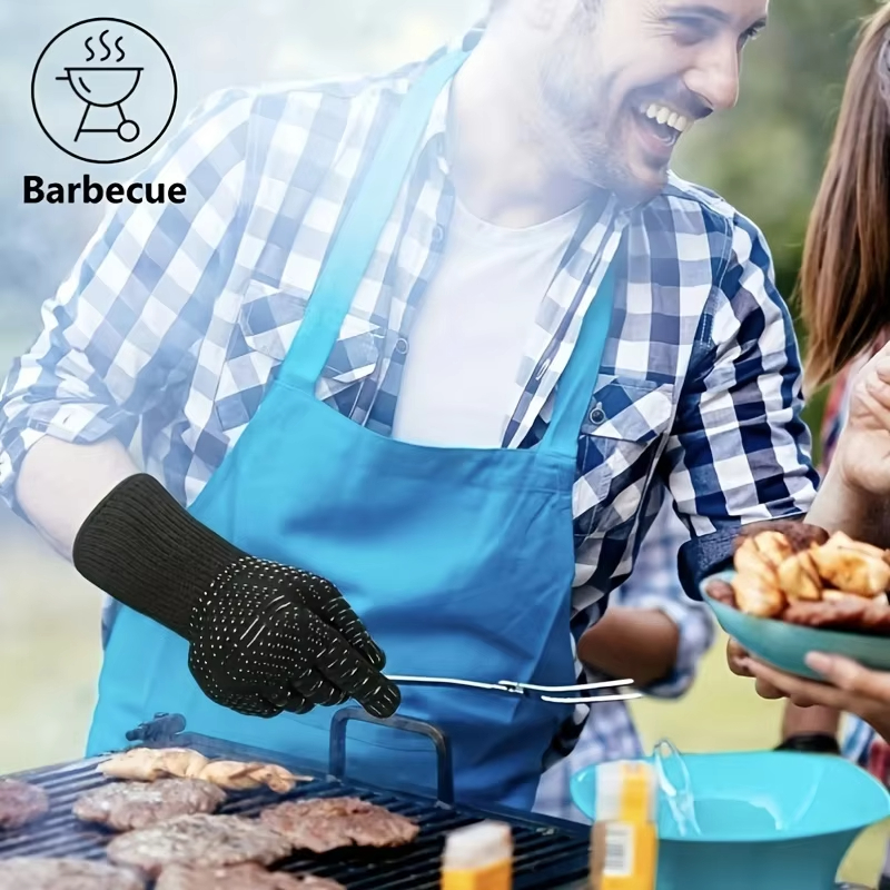 One Piece BBQ Gloves High Temp - مراجعة Oven Mitt Silicone وسعره