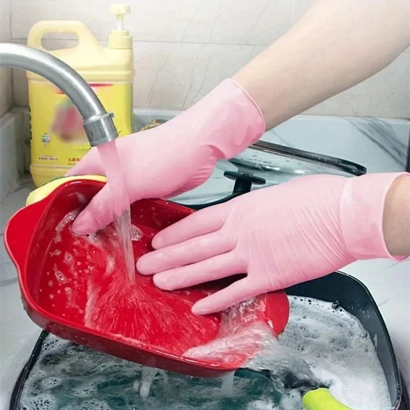 20/50/100PCS Pink Disposable G - مراجعة Nitrile Mechanic Glove وسعره