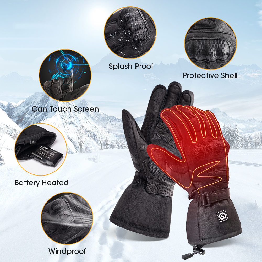 Snow Deer Winter Electric Heat - مراجعة Heat Resistant Glove وسعره