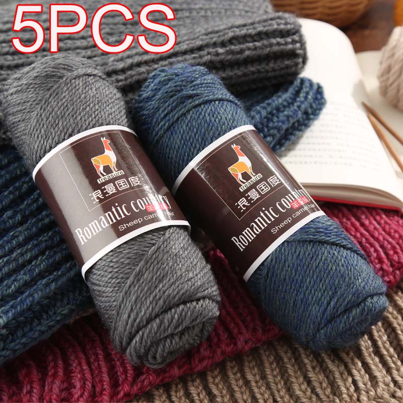 5PCS total 500g Hand knitting  - مراجعة Wool Glove Lined وسعره