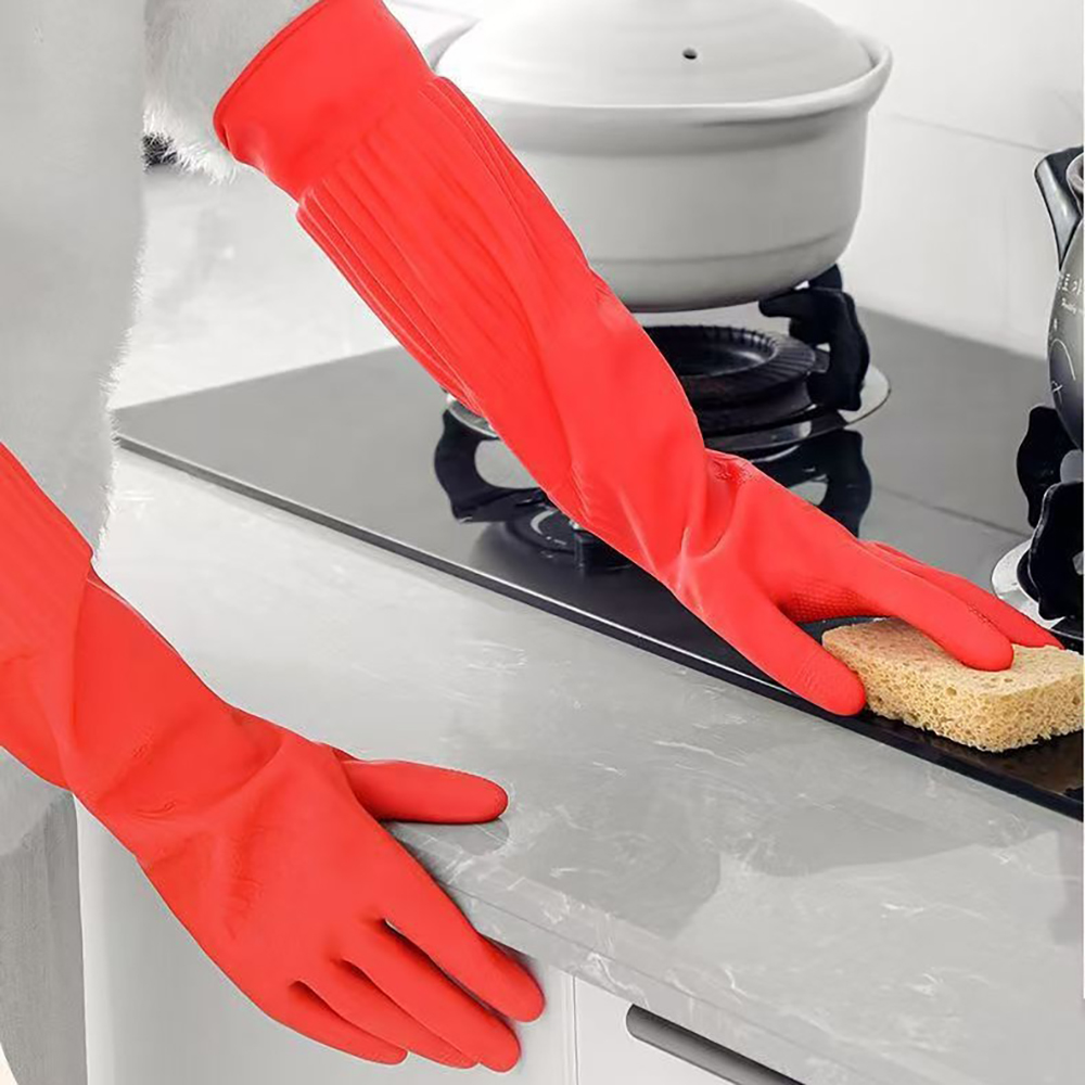 1 pair of cold-resistant glove - مراجعة Dish Glove Rubber وسعره