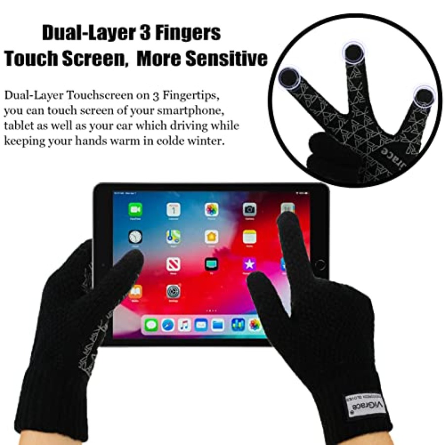 Winter Warm Touchscreen Gloves - مراجعة Wool Glove Lined وسعره