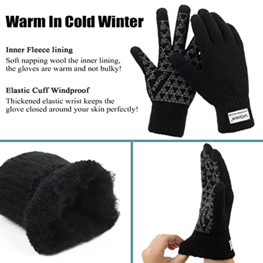 Winter Warm Touchscreen Gloves - مراجعة Wool Glove Lined وسعره