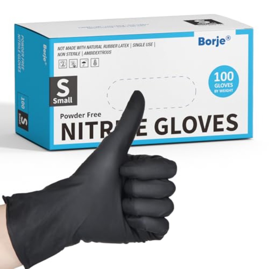Nitrile Gloves, 100 Count Disp - مراجعة Exam Glove Nitrile وسعره