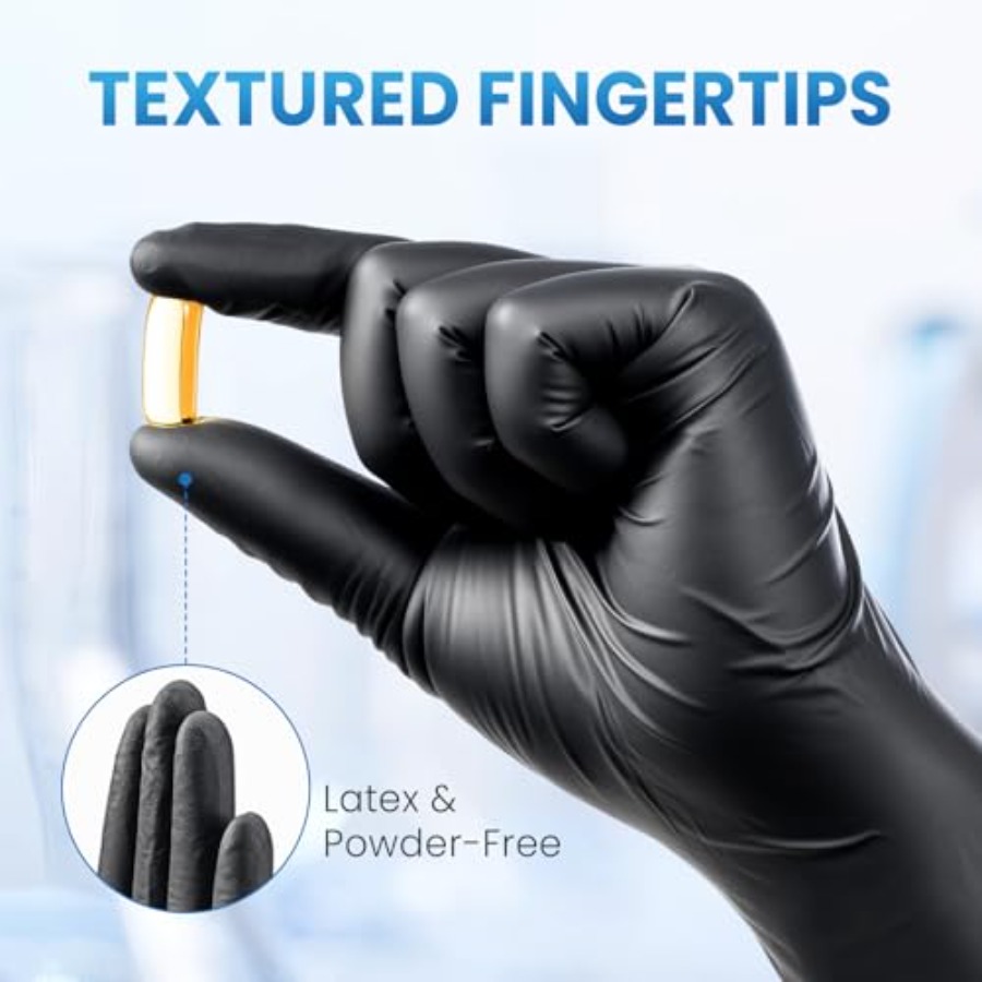 Nitrile Gloves, 100 Count Disp - مراجعة Exam Glove Nitrile وسعره