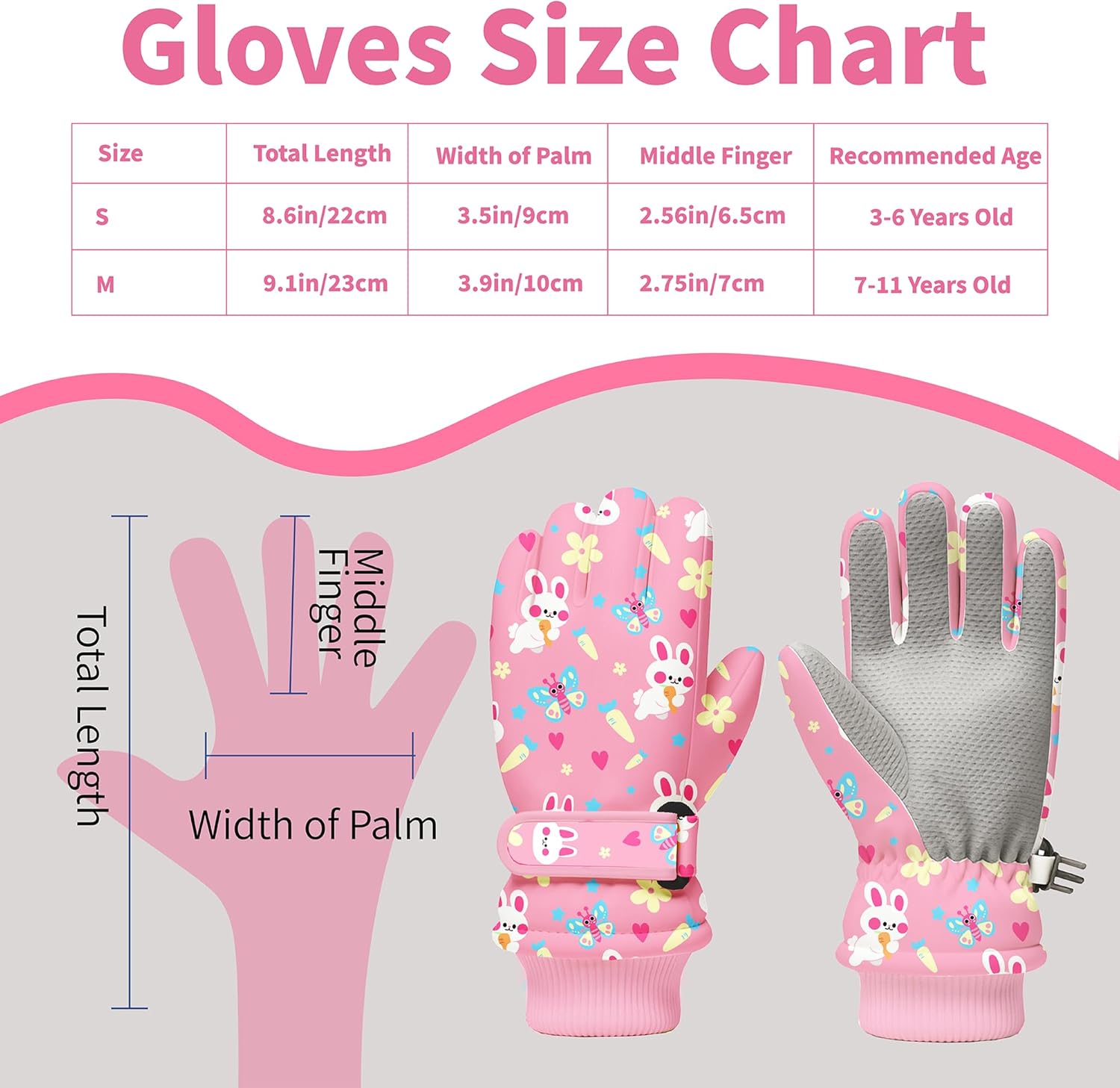 Kids Winter Snow Gloves, Water - مراجعة Winter Glove Insulated وسعره