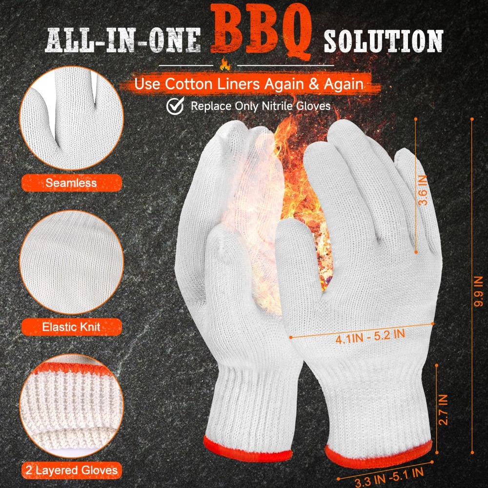 50 Disposable Nitrile Gloves + - مراجعة Heat Resistant Glove وسعره