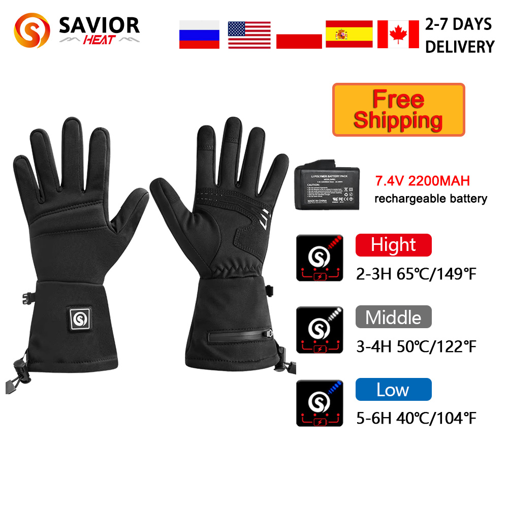 Snow Deer S18 Winter Heated Gl - مراجعة Motorcycle Glove Knuckle وسعره