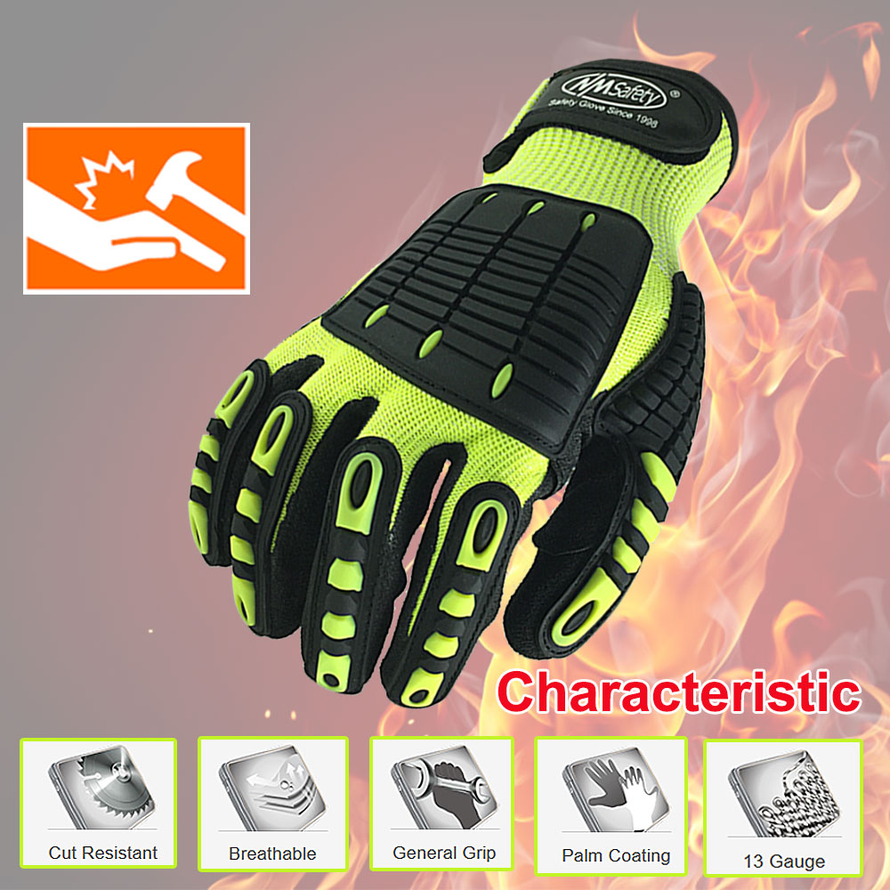 NMSafety High Quality Gloves S - مراجعة Work Glove Impact وسعره
