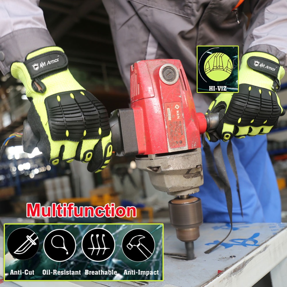 NMSafety High Quality Gloves S - مراجعة Work Glove Impact وسعره