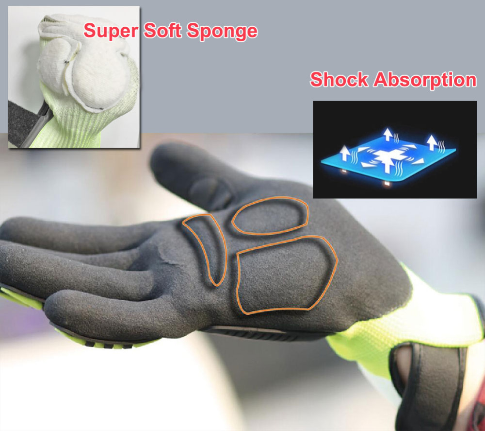 NMSafety High Quality Gloves S - مراجعة Work Glove Impact وسعره