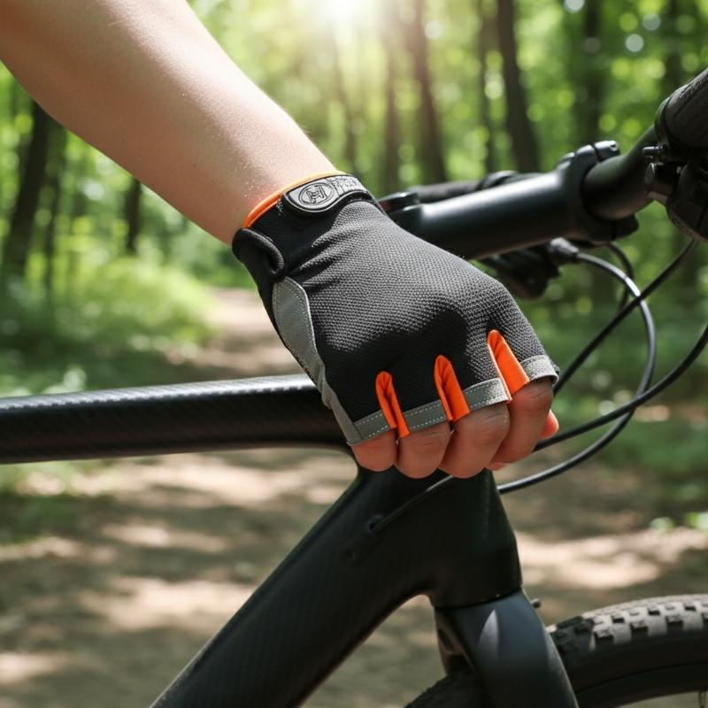 Half Finger Cycling Gloves Men - مراجعة Cycling Glove Padded وسعره