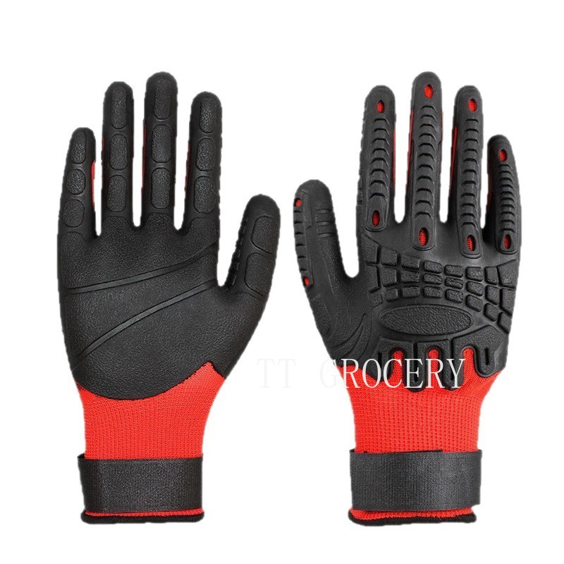 TPE Anti-Collision Impact-Resi - مراجعة Work Glove Impact وسعره