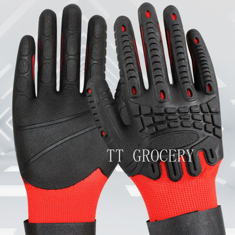 TPE Anti-Collision Impact-Resi - مراجعة Work Glove Impact وسعره