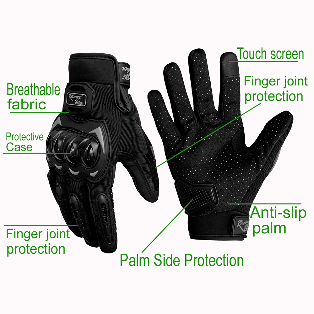 Men Motorcycle Gloves Summer B - مراجعة Motorcycle Glove Knuckle وسعره