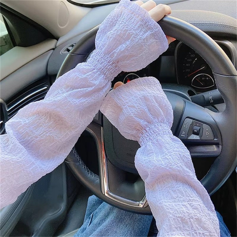 Summer Outdoor Lace Mesh Sun P - مراجعة Fingerless Glove Knit وسعره