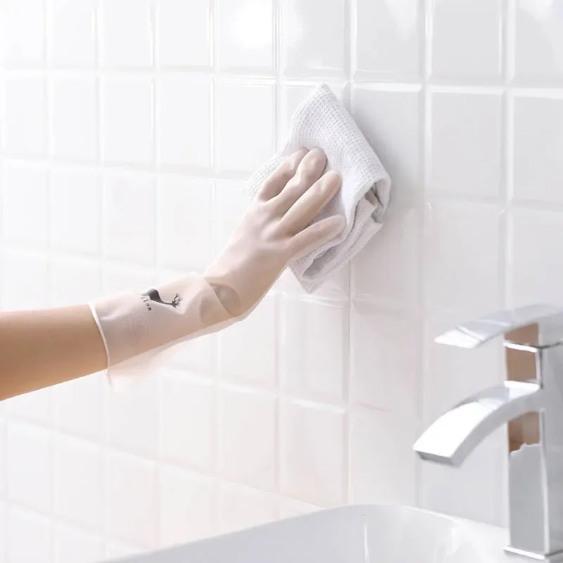 Waterproof Rubber Latex Dish W - مراجعة Dish Glove Rubber وسعره