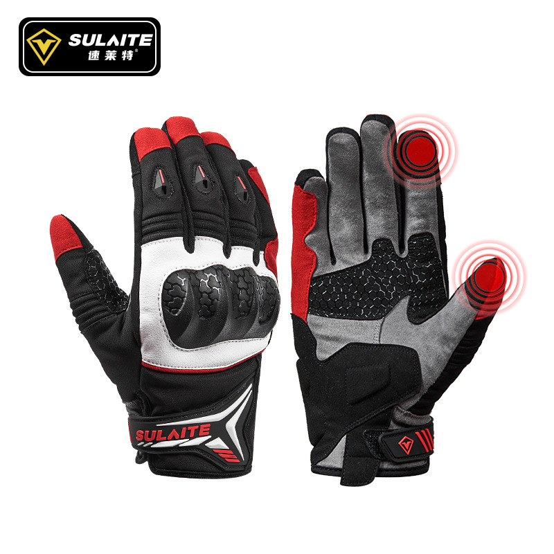 SULAITE Motorcycle Gloves Men  - مراجعة Motorcycle Glove Knuckle وسعره