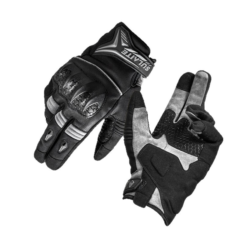 SULAITE Motorcycle Gloves Men  - مراجعة Motorcycle Glove Knuckle وسعره