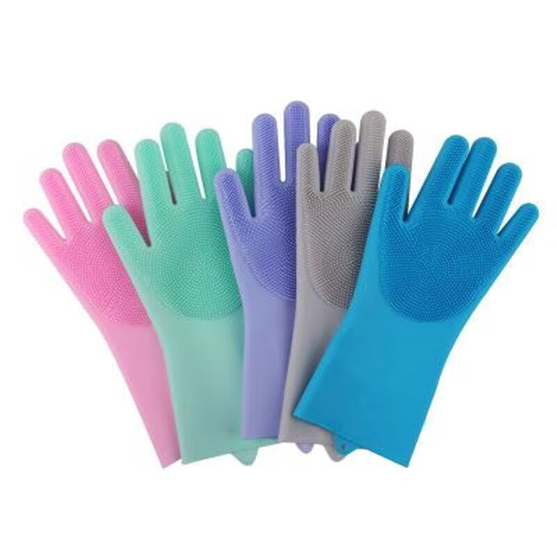 Silicone Dishwashing Gloves, M - مراجعة Dish Glove Rubber وسعره
