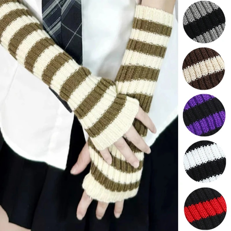 Women's Knitted Fingerless Arm - مراجعة Fingerless Glove Knit وسعره