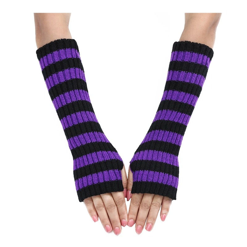 Women's Knitted Fingerless Arm - مراجعة Fingerless Glove Knit وسعره