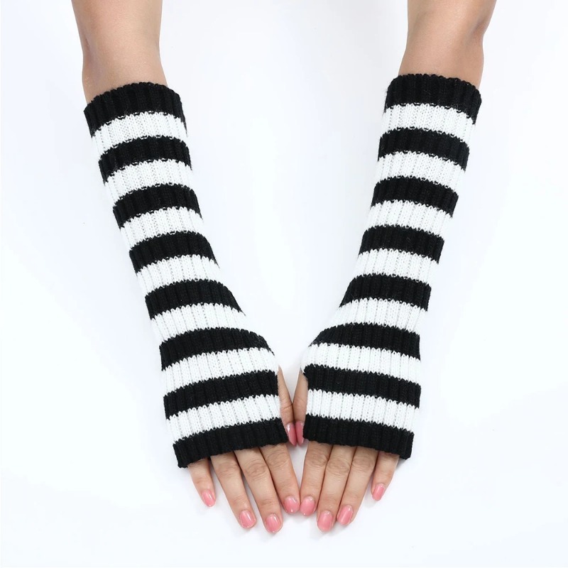 Women's Knitted Fingerless Arm - مراجعة Fingerless Glove Knit وسعره