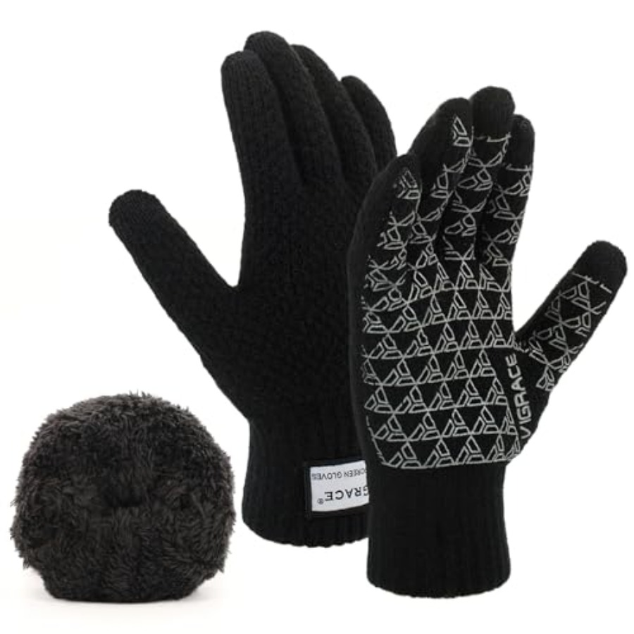 ViGrace Thickened Winter Warm  - مراجعة Wool Glove Lined وسعره